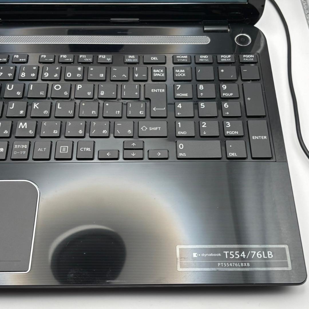 【東芝】T554 高性能i7 新品SSD256GB 16GB 黒ノートPC