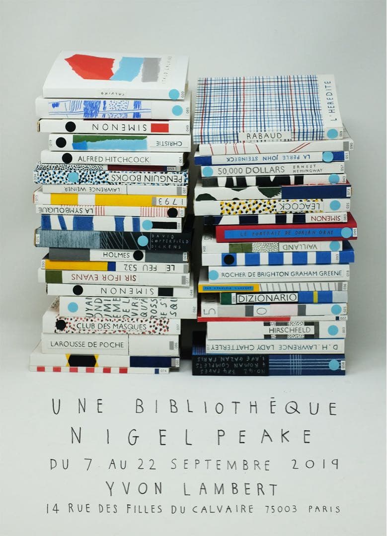 フランス現地完売品 人気北欧アーティストNigel Peake 両面ポスター