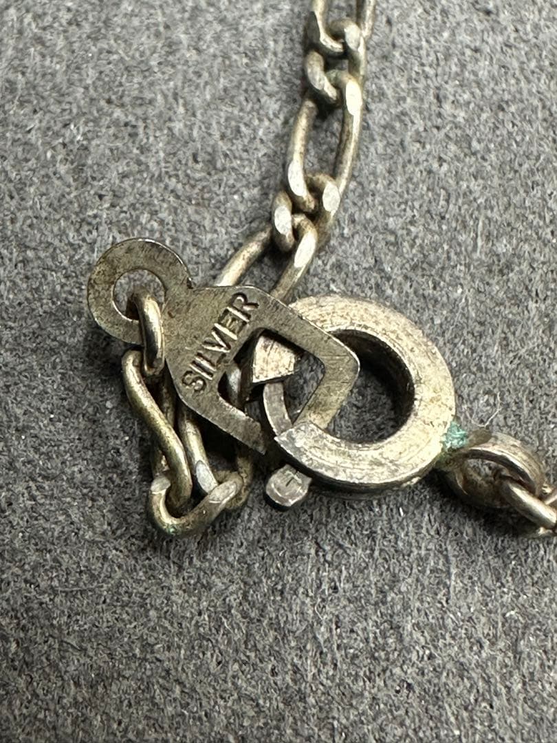 【⭐️珍品❣️早い者勝ち⭐️】珊子作　ヴィンテージ　シルバーネックレス　刻印入り
