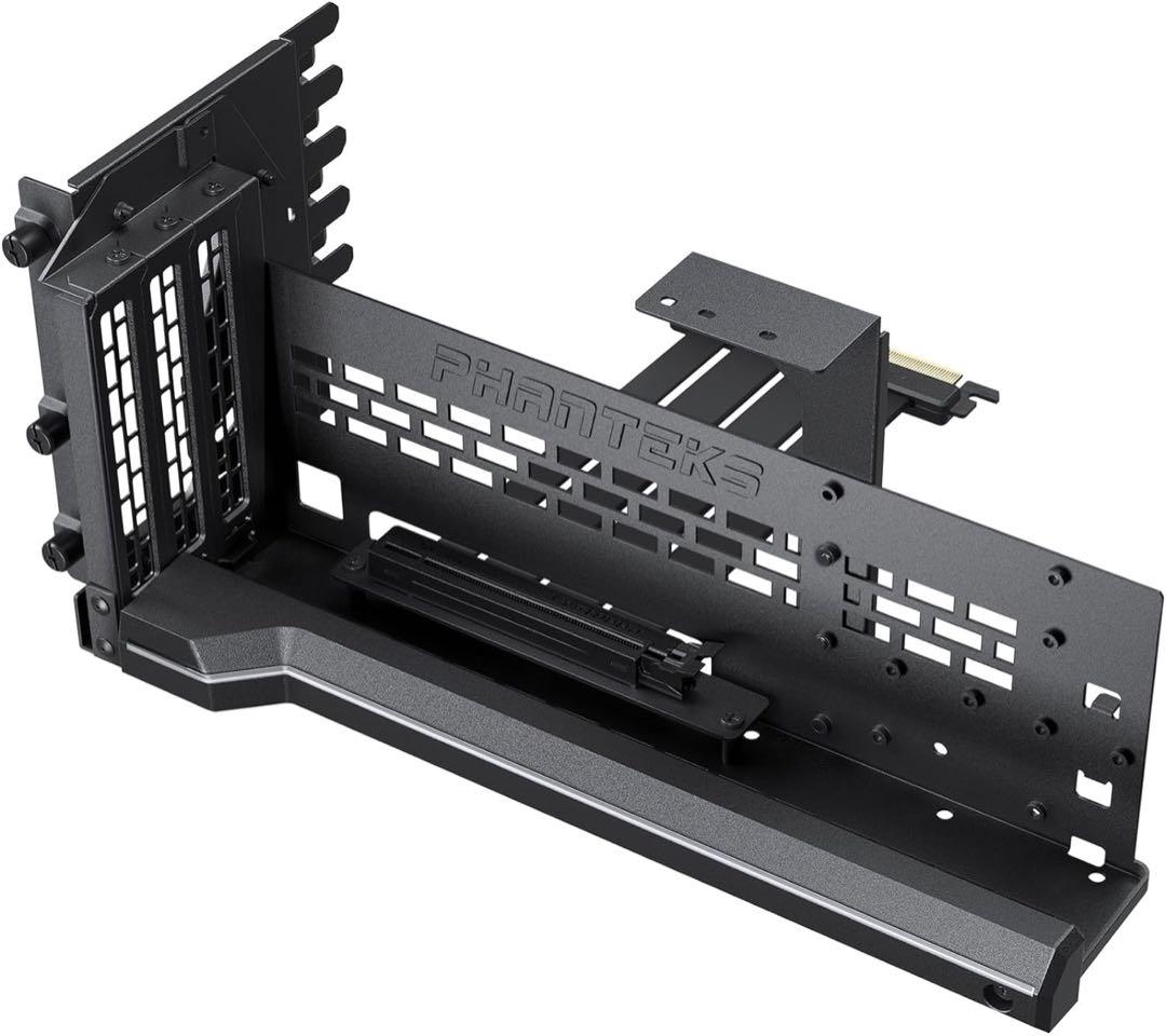 Phanteks プレミアム垂直GPUブラケット - DRGB照明付きブラック