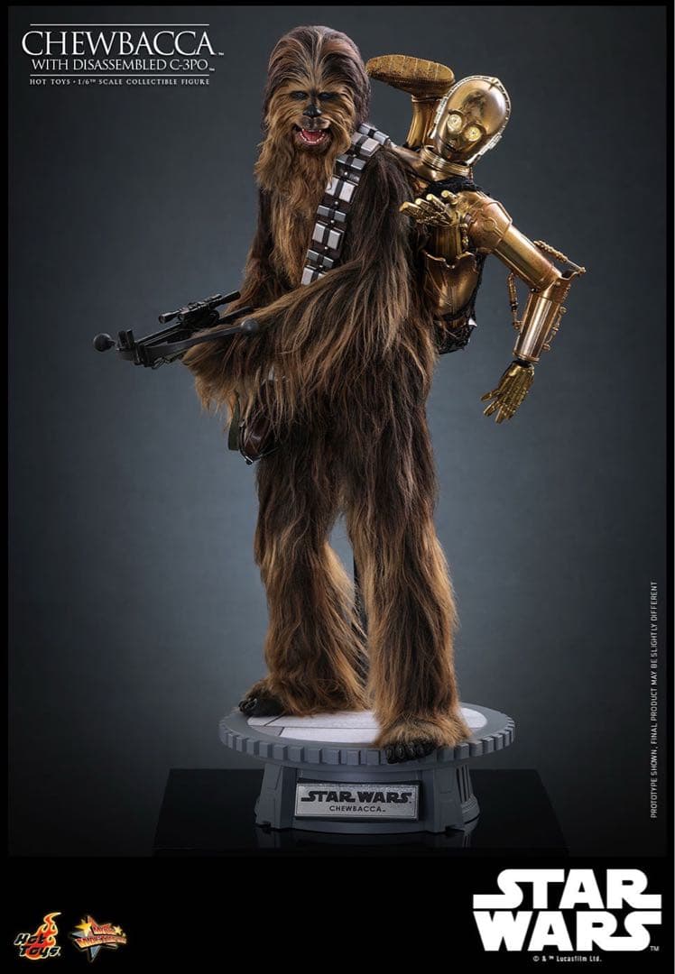 ホットトイズ MMS766 スター・ウォーズ チューバッカ＆C-3PO 分解