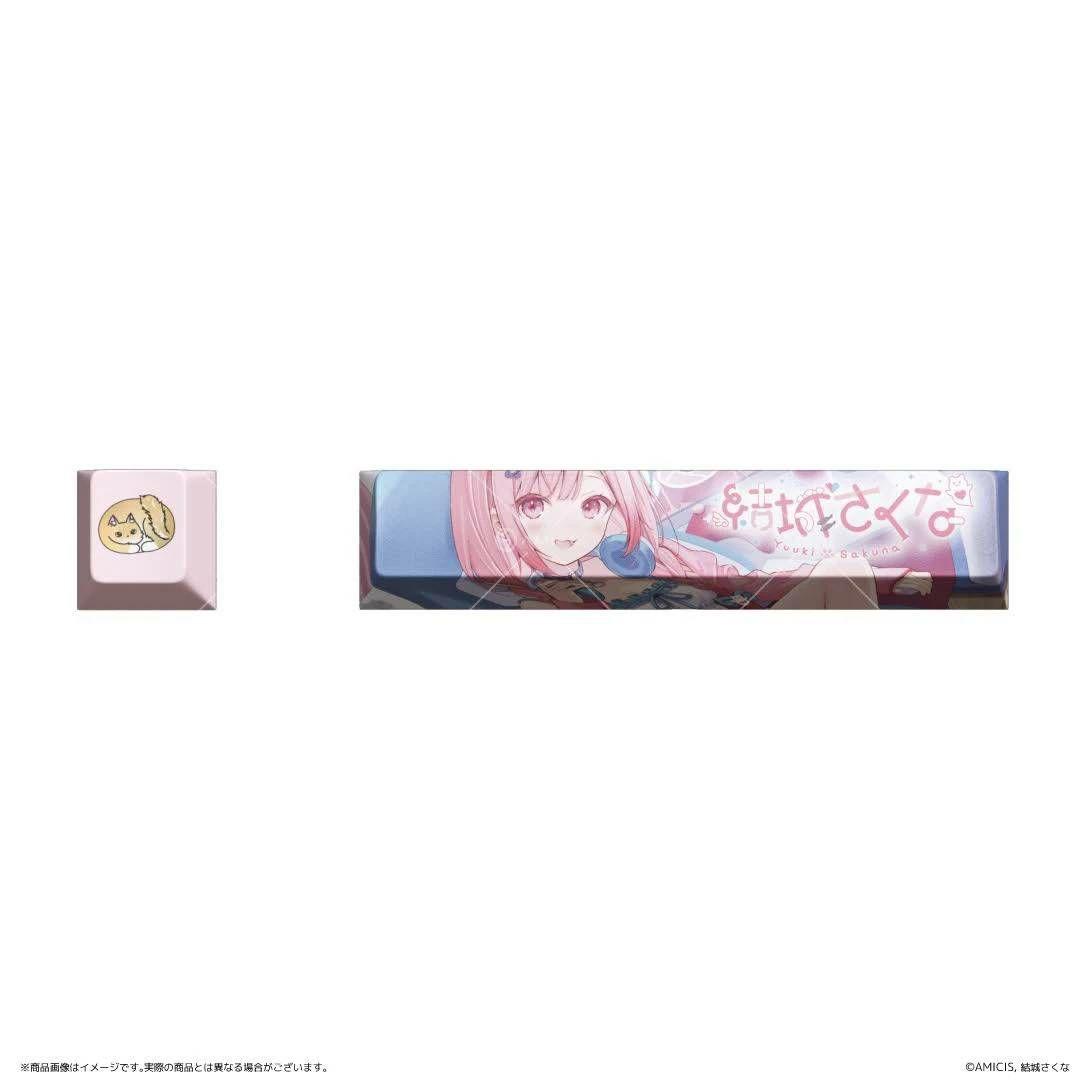 新品未開封　結城さくな × AMISIC コラボゲーミングキーボード