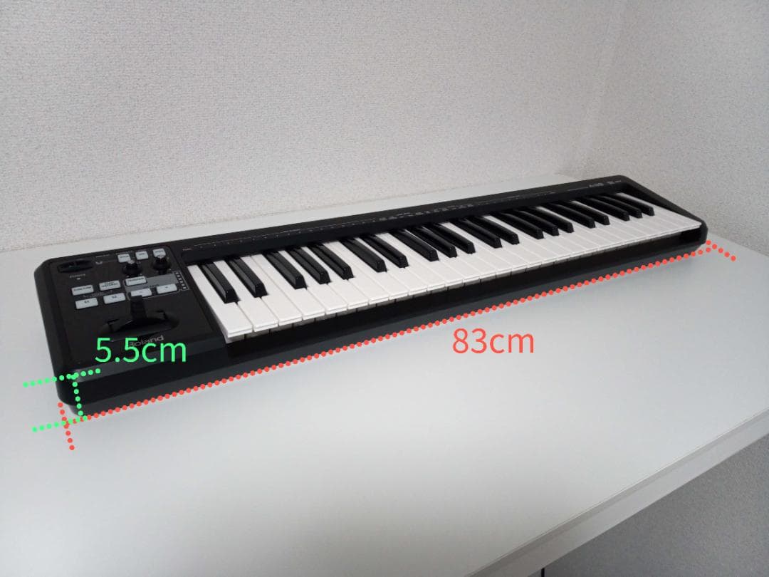 Roland A-49/BK MIDIキーボード ブラック
