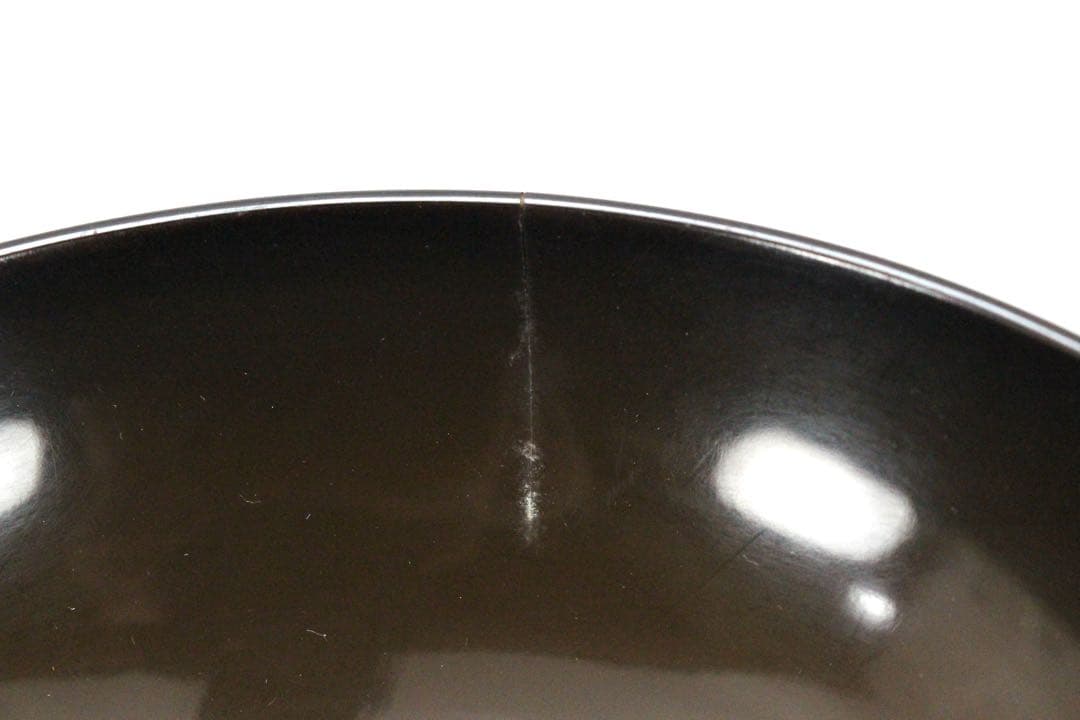 No4797秀衡塗　梅樹文蓋付椀　9客 木箱付　漆器　岩手　伝統工芸　送料無料