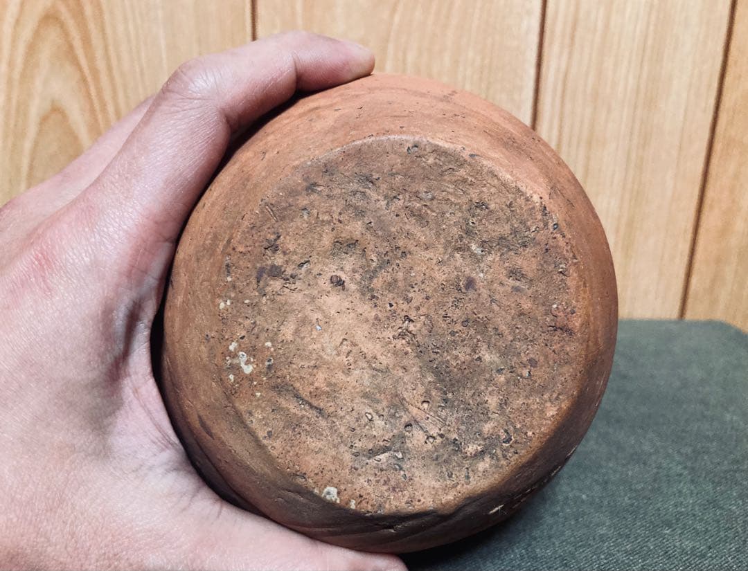 古備前 江戸中期頃 雀口 小壺 (検索 酒器 徳利