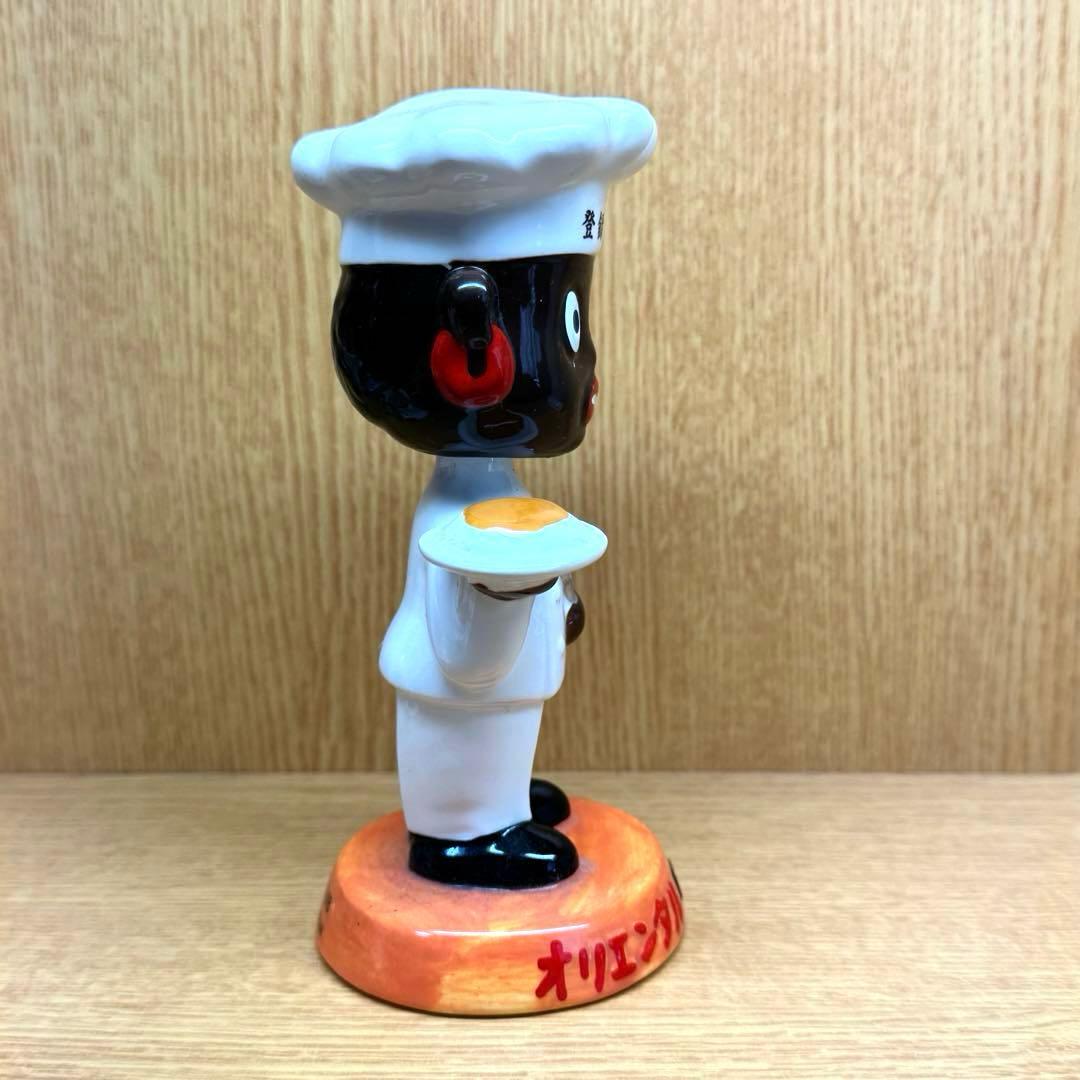 【オリエンタル坊や】　首振り人形　陶器製ツヤ有りver. 化粧箱付き