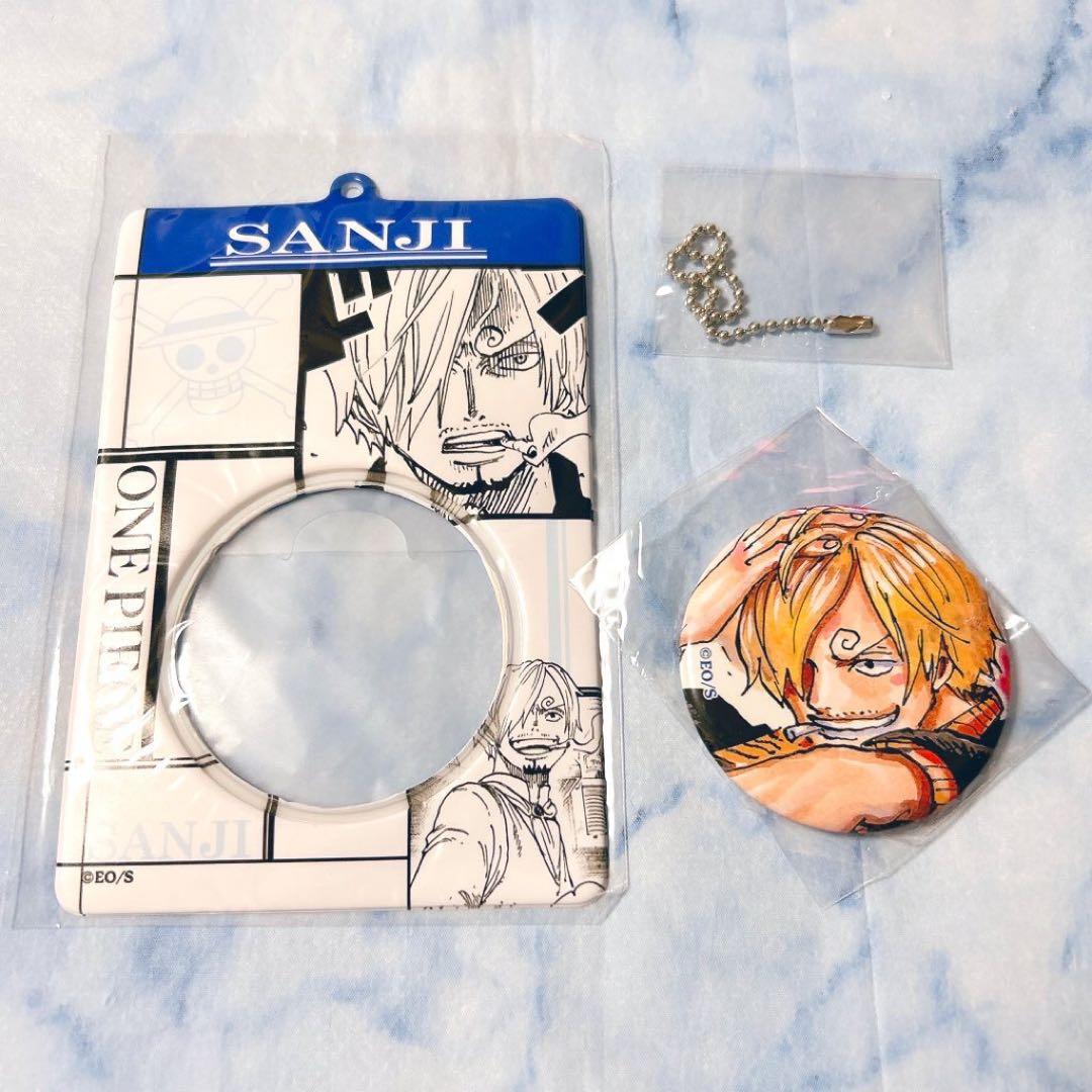 ワンピース　缶バッジ＆特製ホルダーコレクション　ゾロ　サンジ