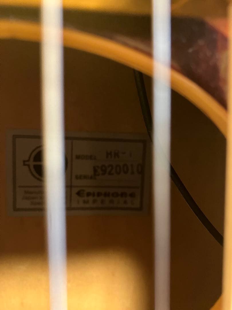 ギター epiphone hr-1 e920010