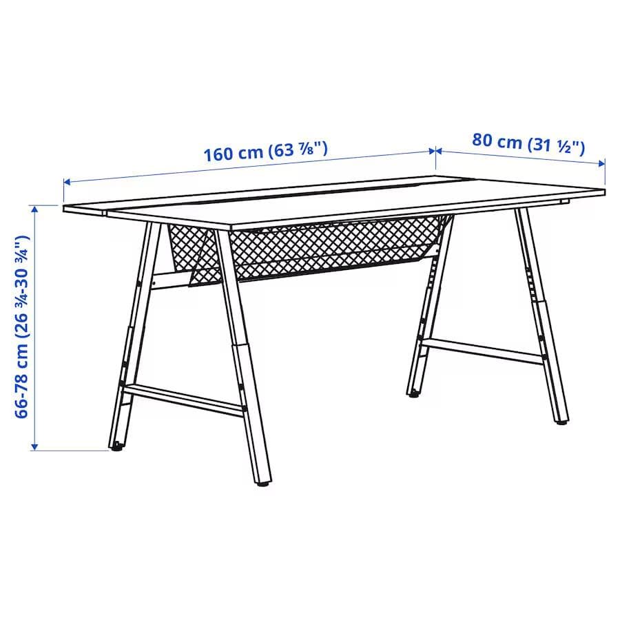 IKEA UTESPELARE ウーテスペラレ イケア ゲーミングデスク