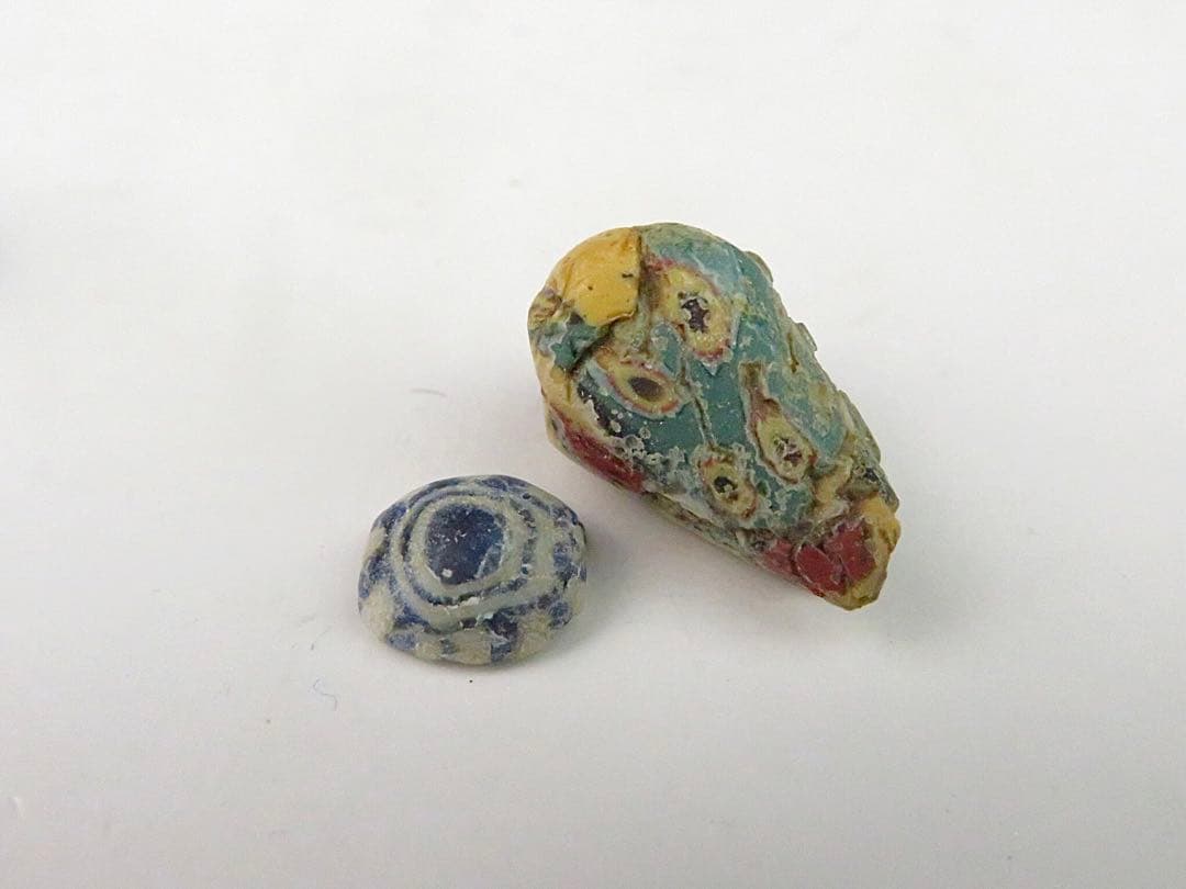 古代ガラス8個