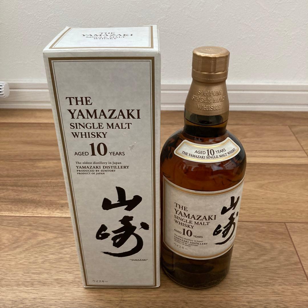 【未開封】山崎10年 サントリーシングルモルトウイスキー 700ml