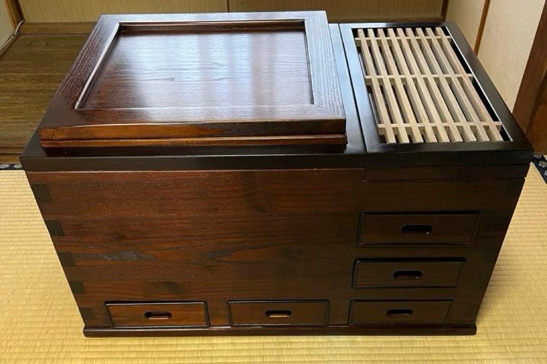 長火鉢　箱火鉢　関東火鉢　美品