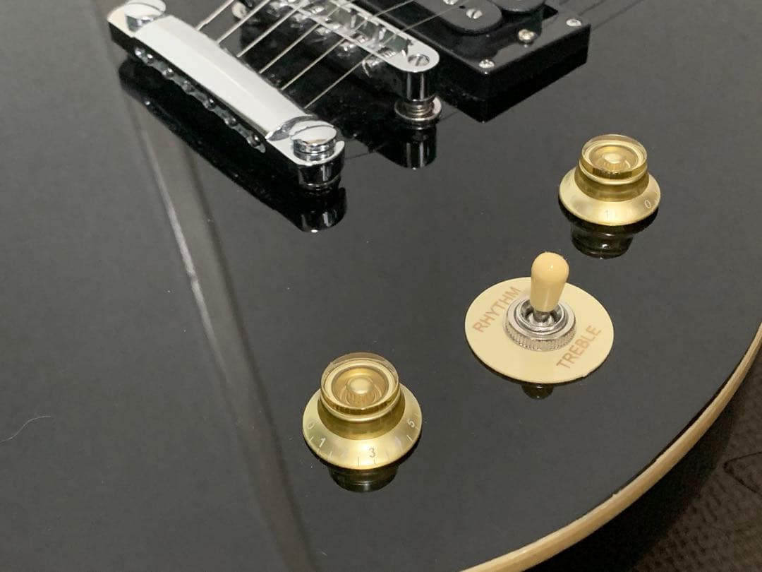 Donner エレキギター レスポール タイプ DL-124 黒 美品 2