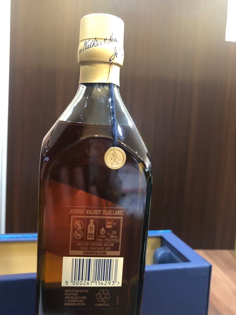 繋*】様 ジョニーウォーカー ブルーラベル1000ml BLUE LABEL ウ