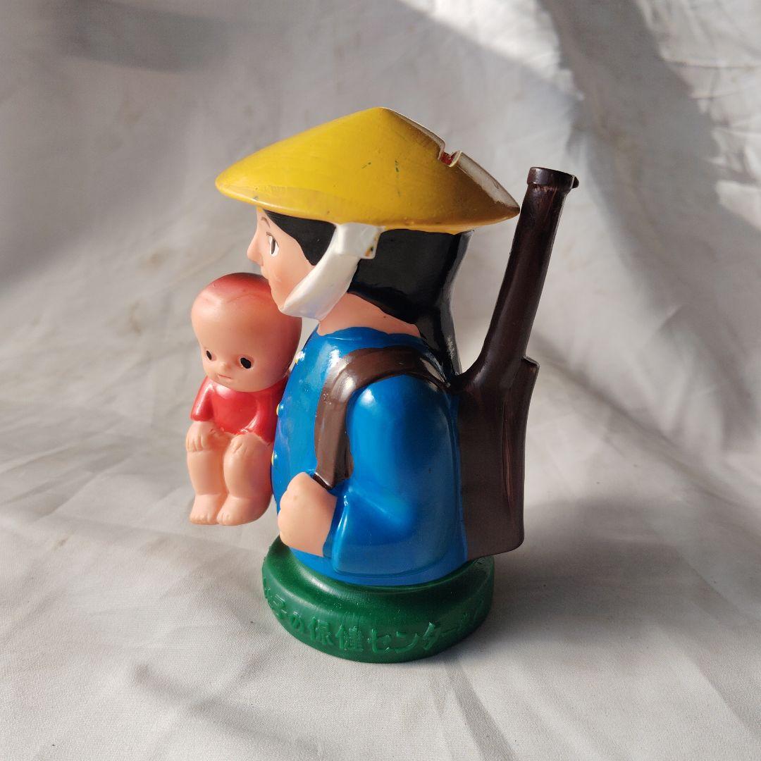 昭和レトロ 当時物 ベトナムに母と子の保険センターを！ ソフビ 貯金箱