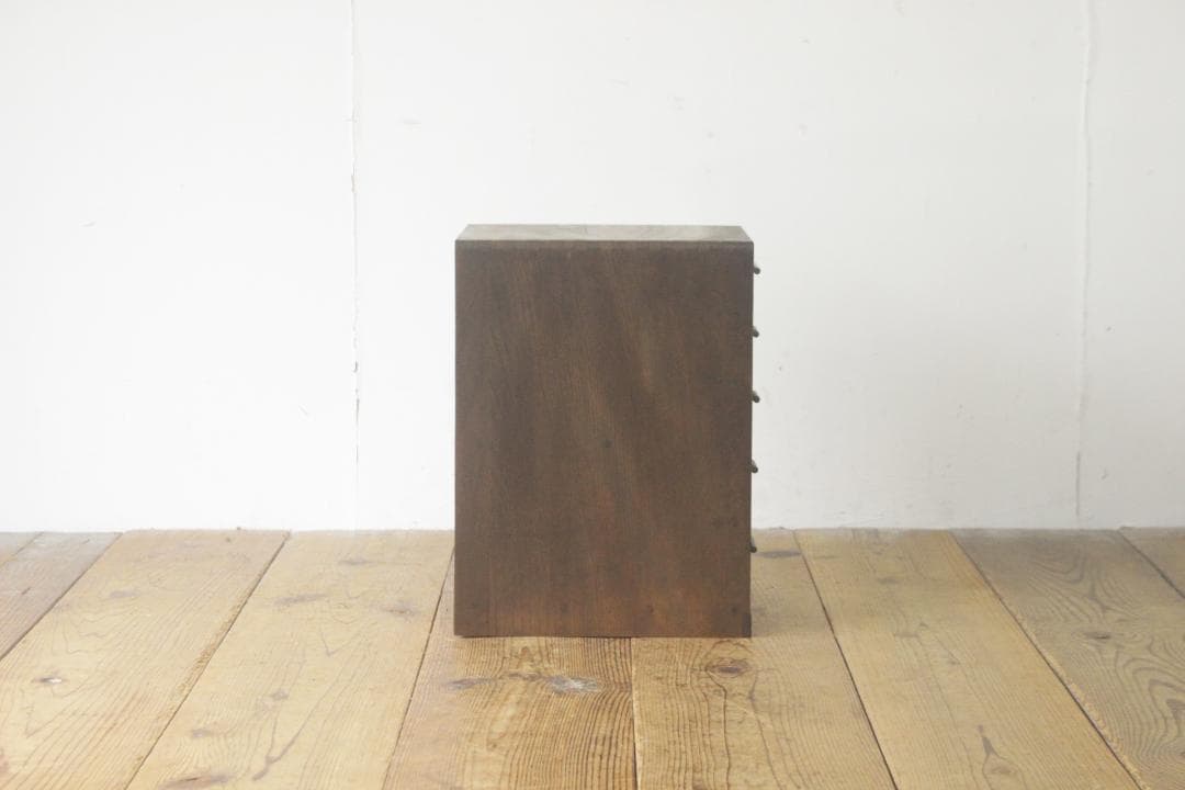 レトロ 卓上小引き出し 抽斗 5杯 収納 小物入れ レターケース B5 木製