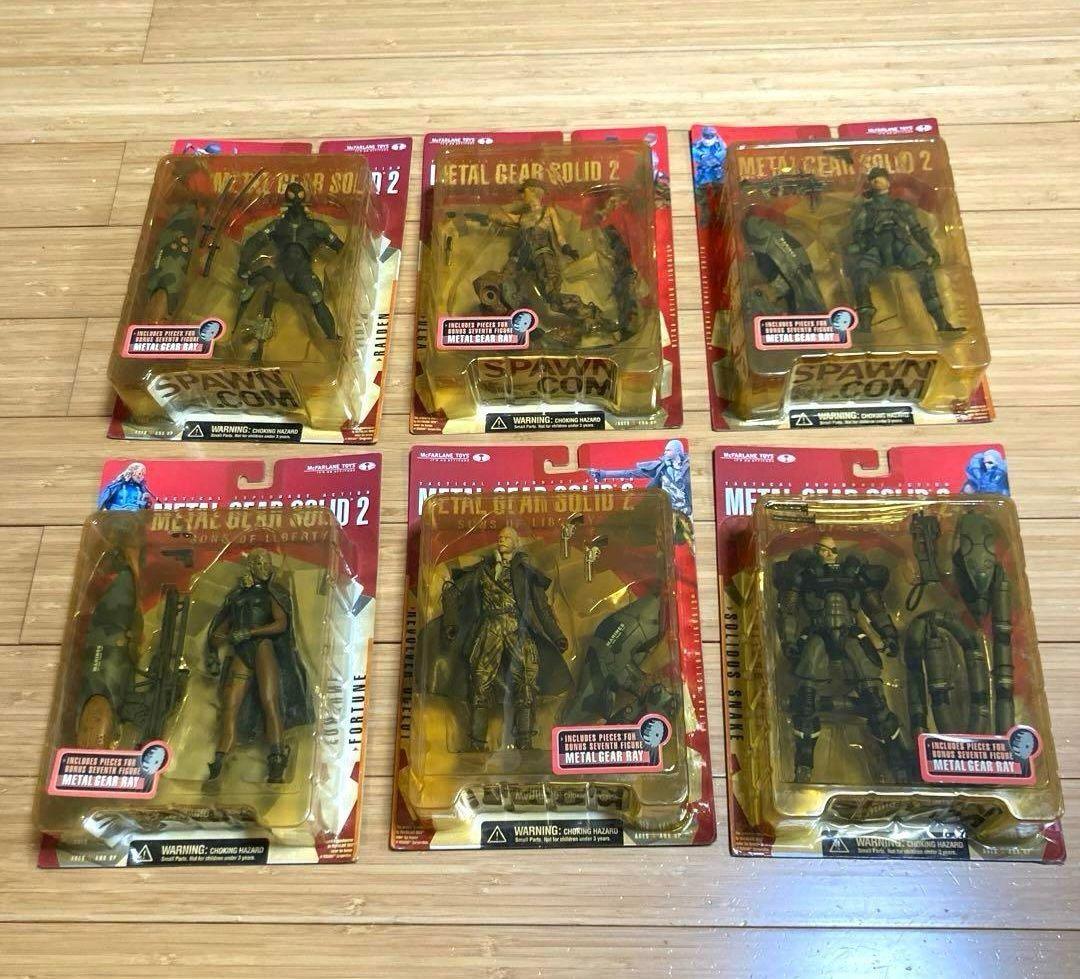 〈未開封〉メタルギアソリッド2　マクファーレントイズ6体セット