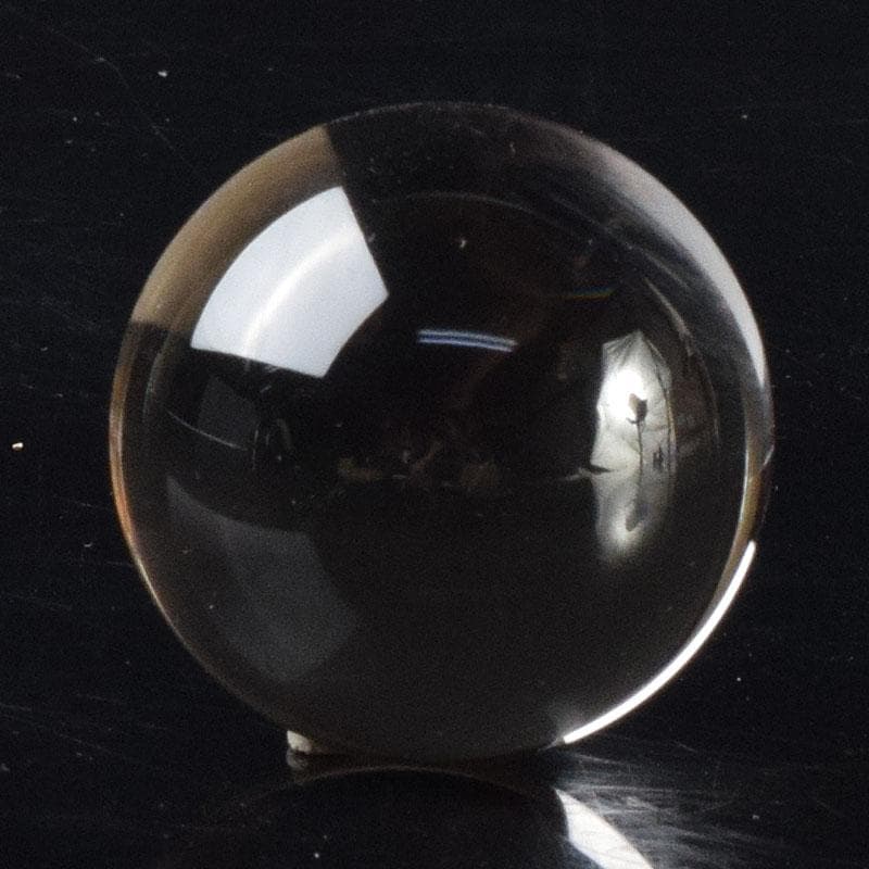 パワーストーン　天然水晶玉　丸玉　直径約4.1cm　共箱　V　R8565