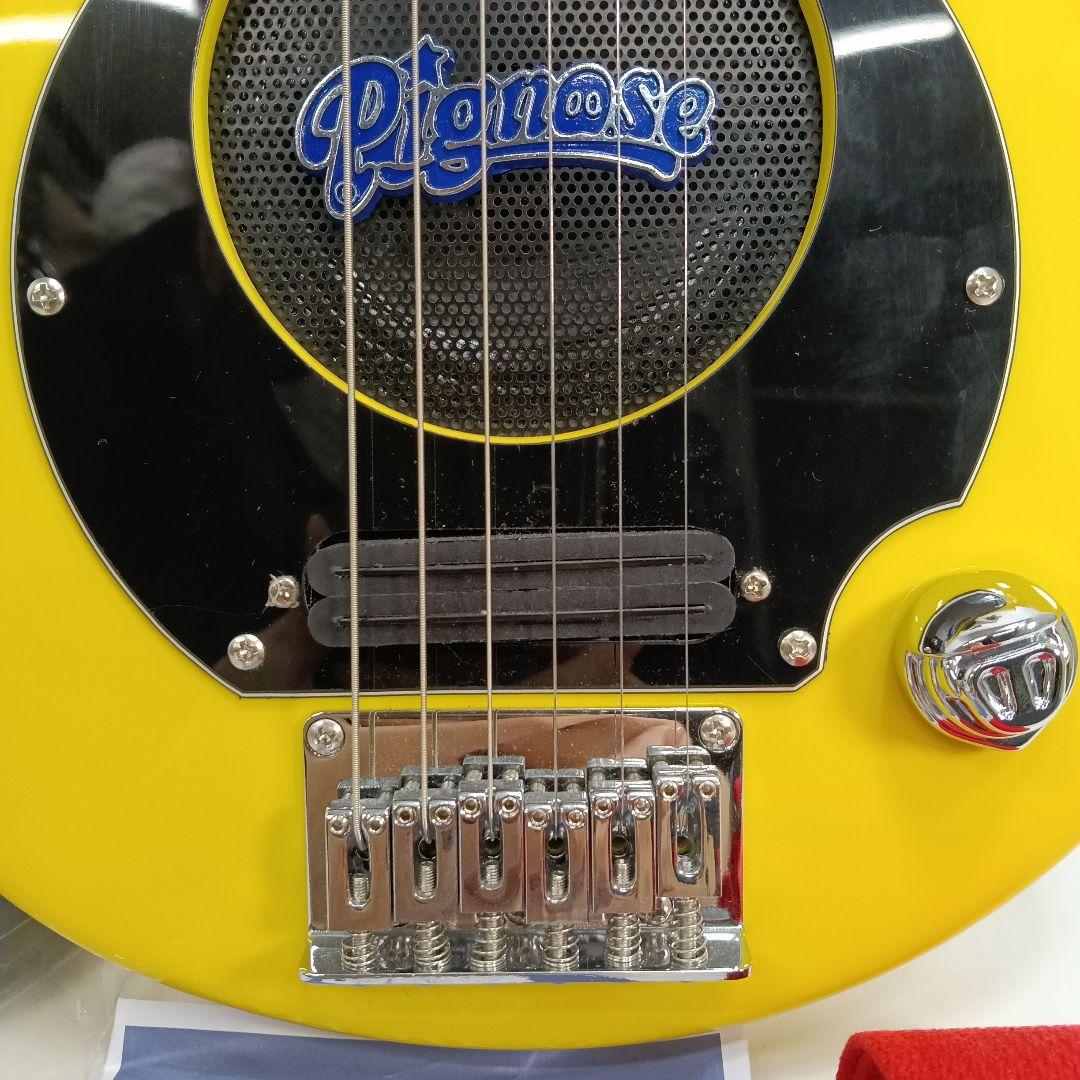 PIGNOSE PGG イエロー エレキギターセット ケース 上140