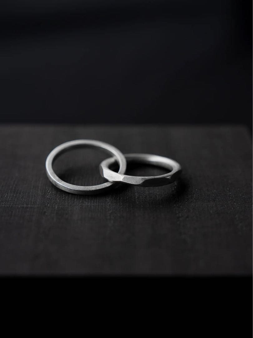 PRY Double Crafted Edge Ring 17号 シルバー925