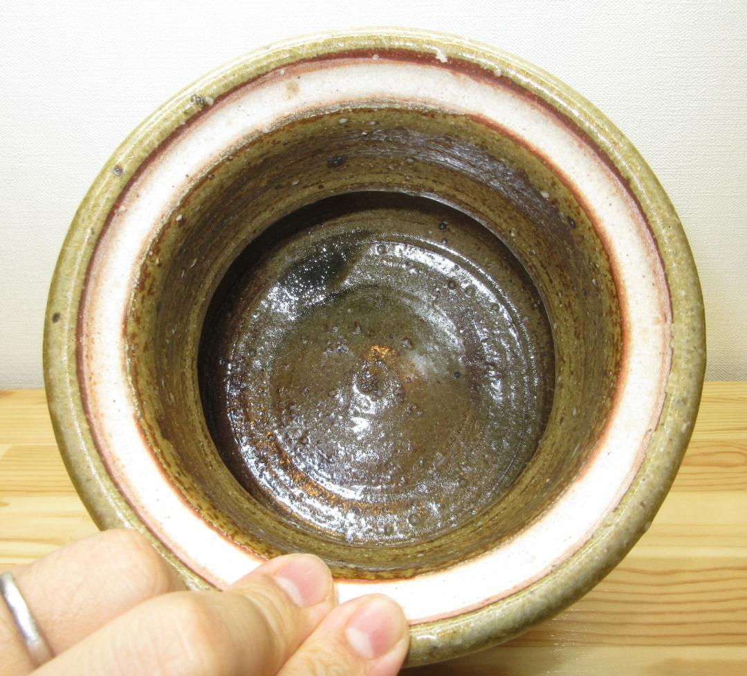 送料込【逢絢亭】茶道具 水指 信楽焼 耳付 水漏れ検査確認済 西尾彦四郎 共箱
