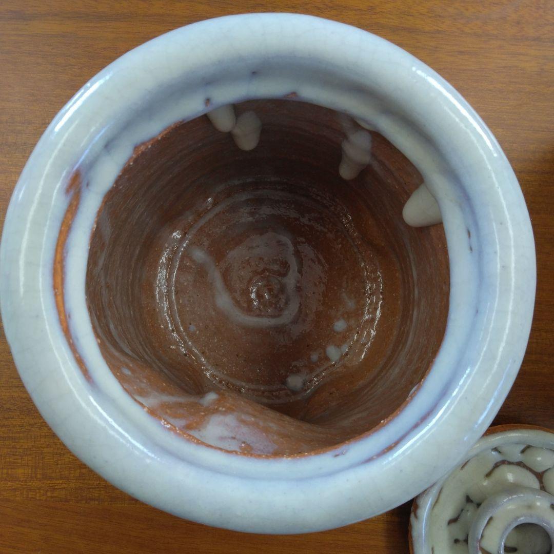 萩焼　水指
