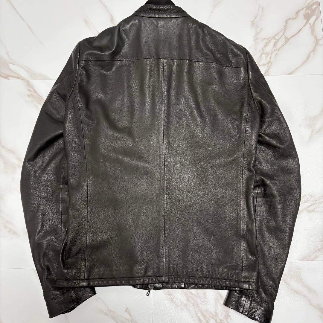 激レア✨️カズユキクマガイ 鹿革 シングル ライダース レザー ジャケット