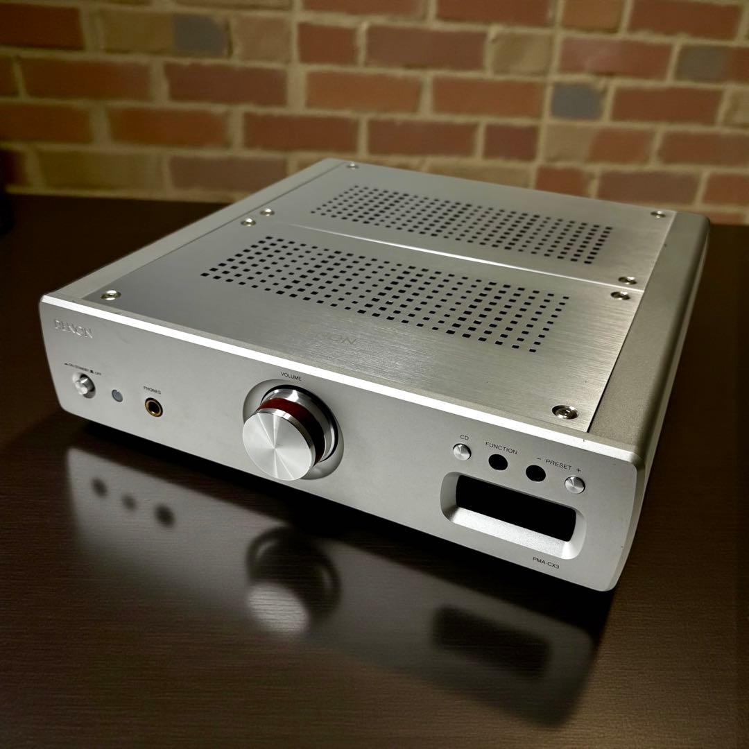 デノン DENON PMA-CX3 プリメインアンプ レシーバー シルバー
