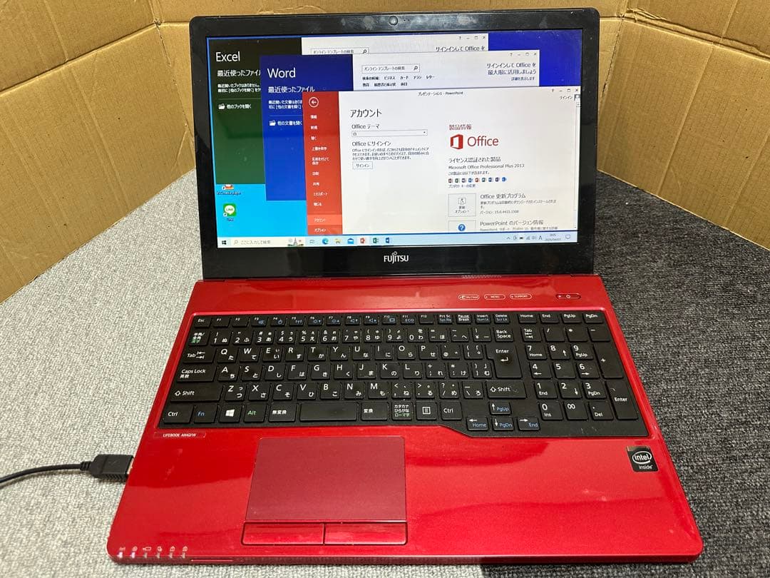 すぐ使用可能： 富士通Lifebook AH42/W Office 付き