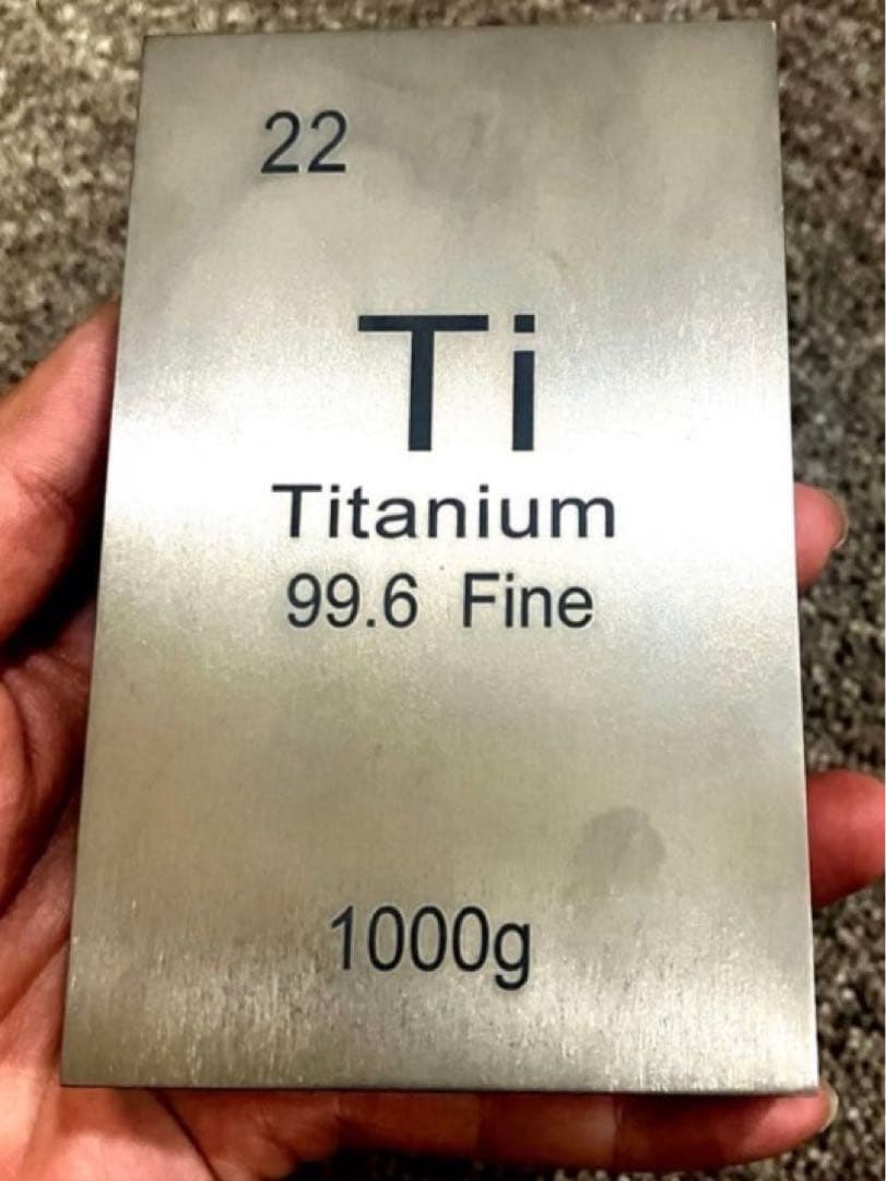 5kg チタン　インゴット レアメタル　元素標本　titanium