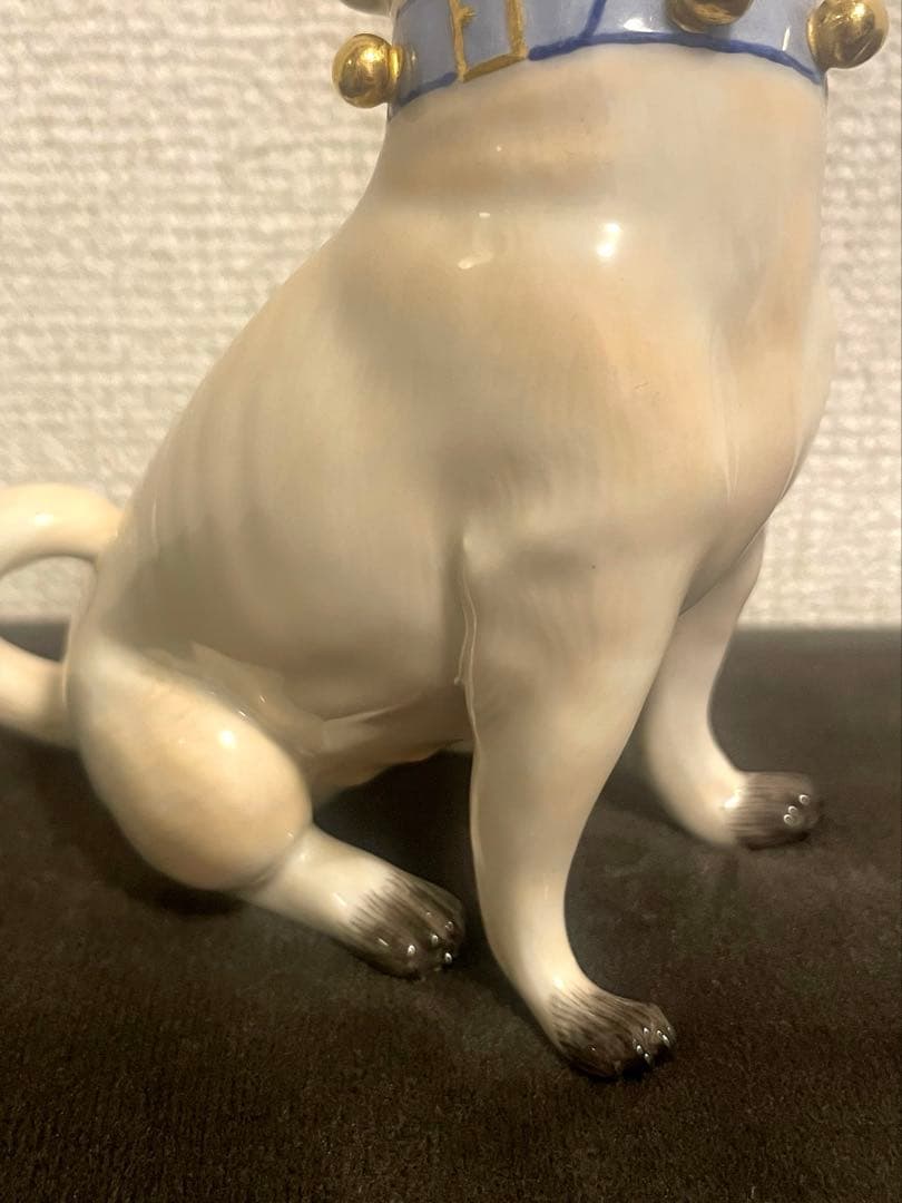 MEISSENマイセン パグフィギュリン 人形 置物 オブジェ 世界最高峰磁器