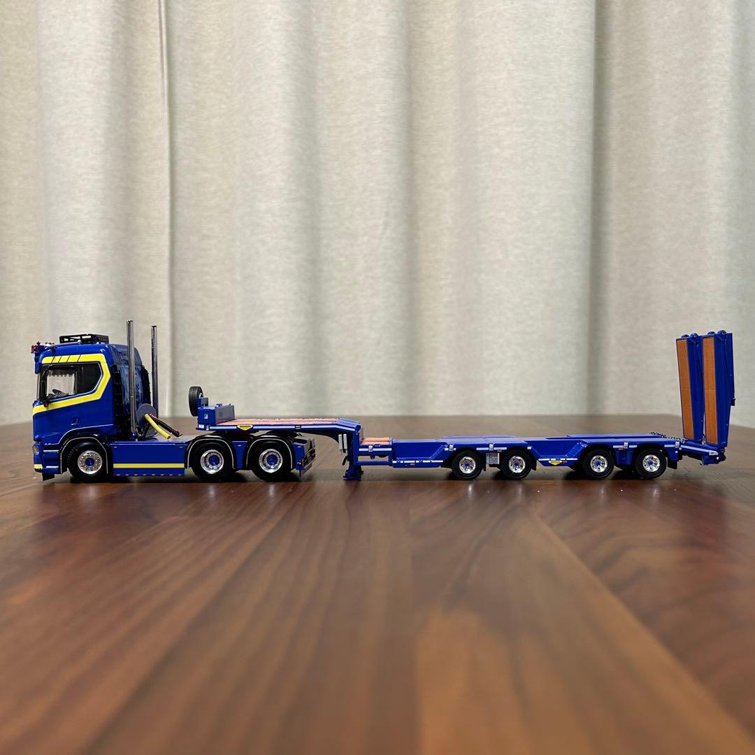 WSIスカニア 6×4セミホイールウェルローローダートレ1/50
