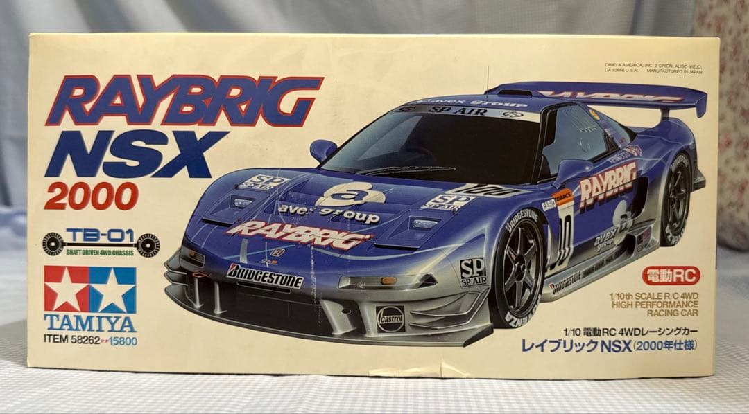 タミヤ★RAYBRIG／レイブリックNSX 2000年仕様1/10 TB-01
