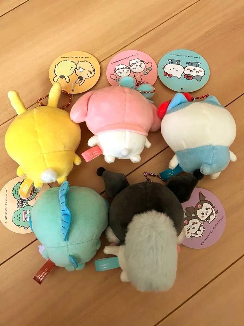 ちいかわ×サンリオキャラクターズ ぷちミニマスコット　5体セット＋おまけ付