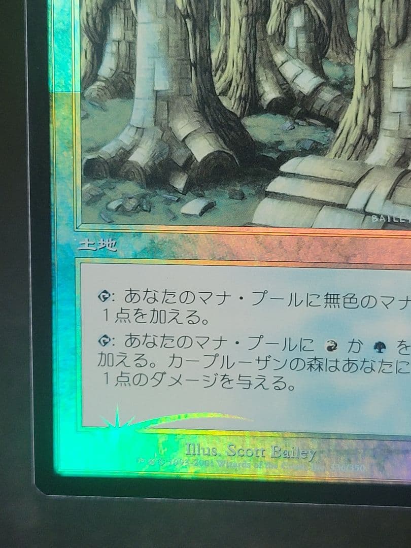 【色褪せ大】カープルーザンの森/KarplusanForest　第７版日foil
