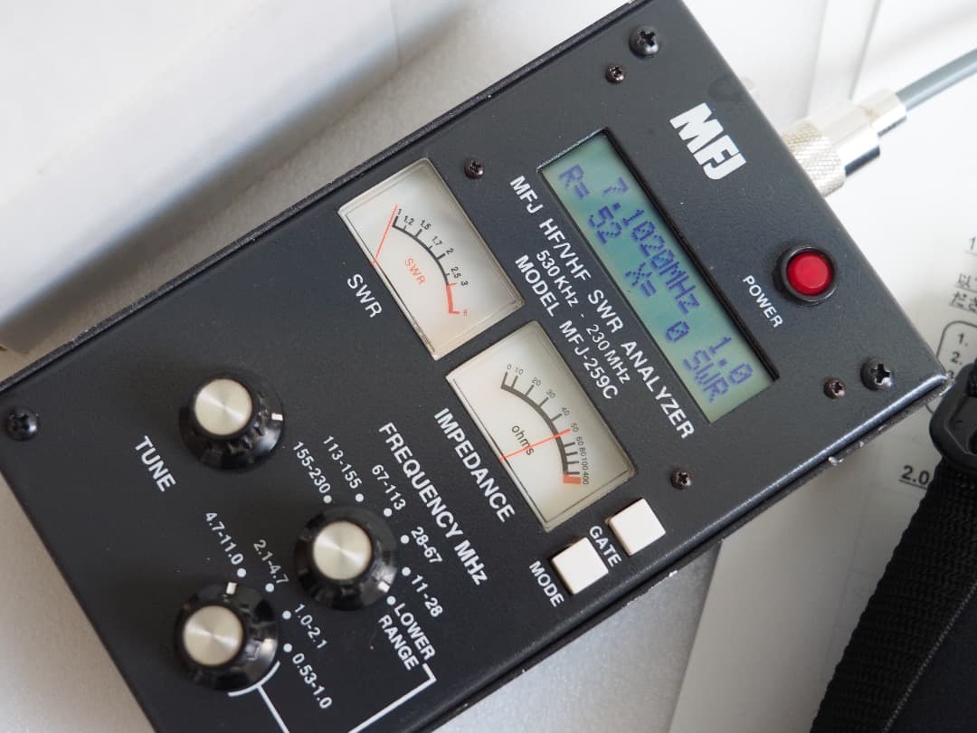 MFJ-259C SWRアナライザー ソフトケース付き