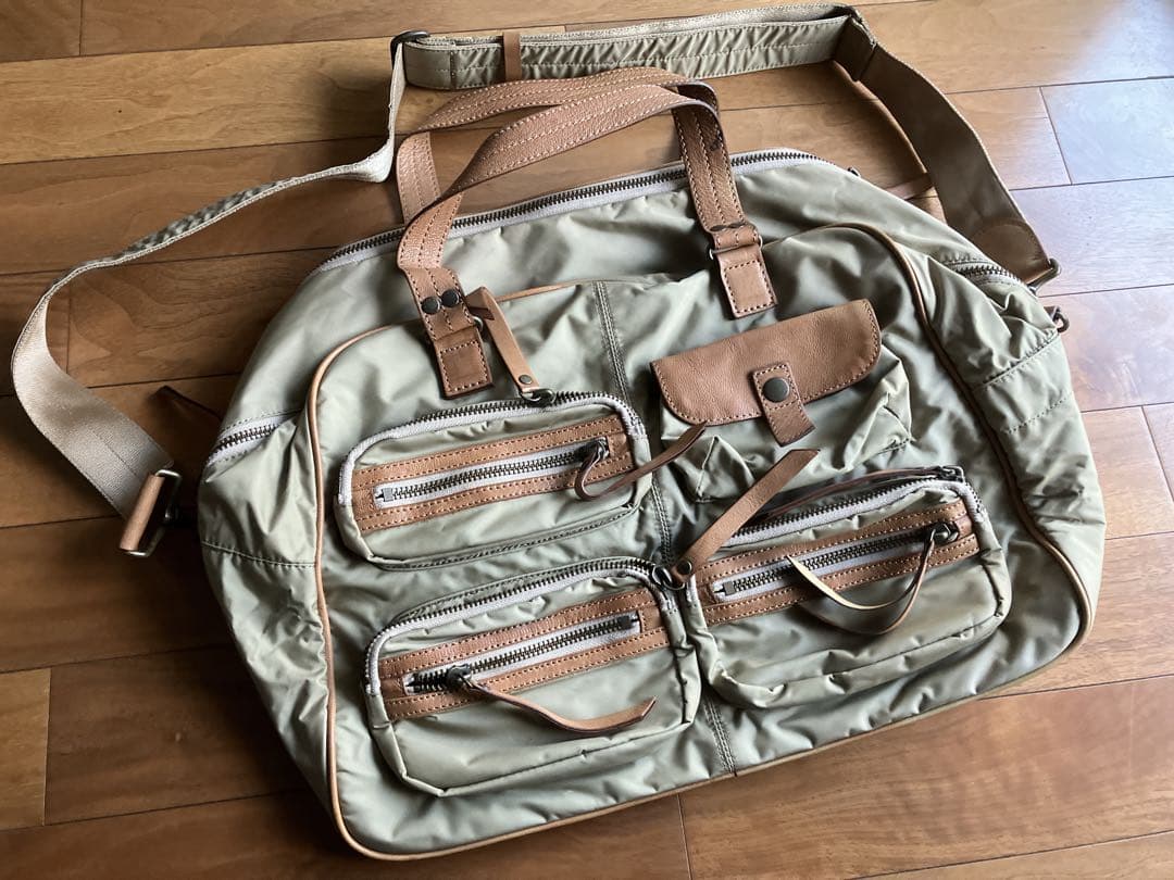 yohji yamamoto イザック2way ショルダーバッグ　ボストンバッグ