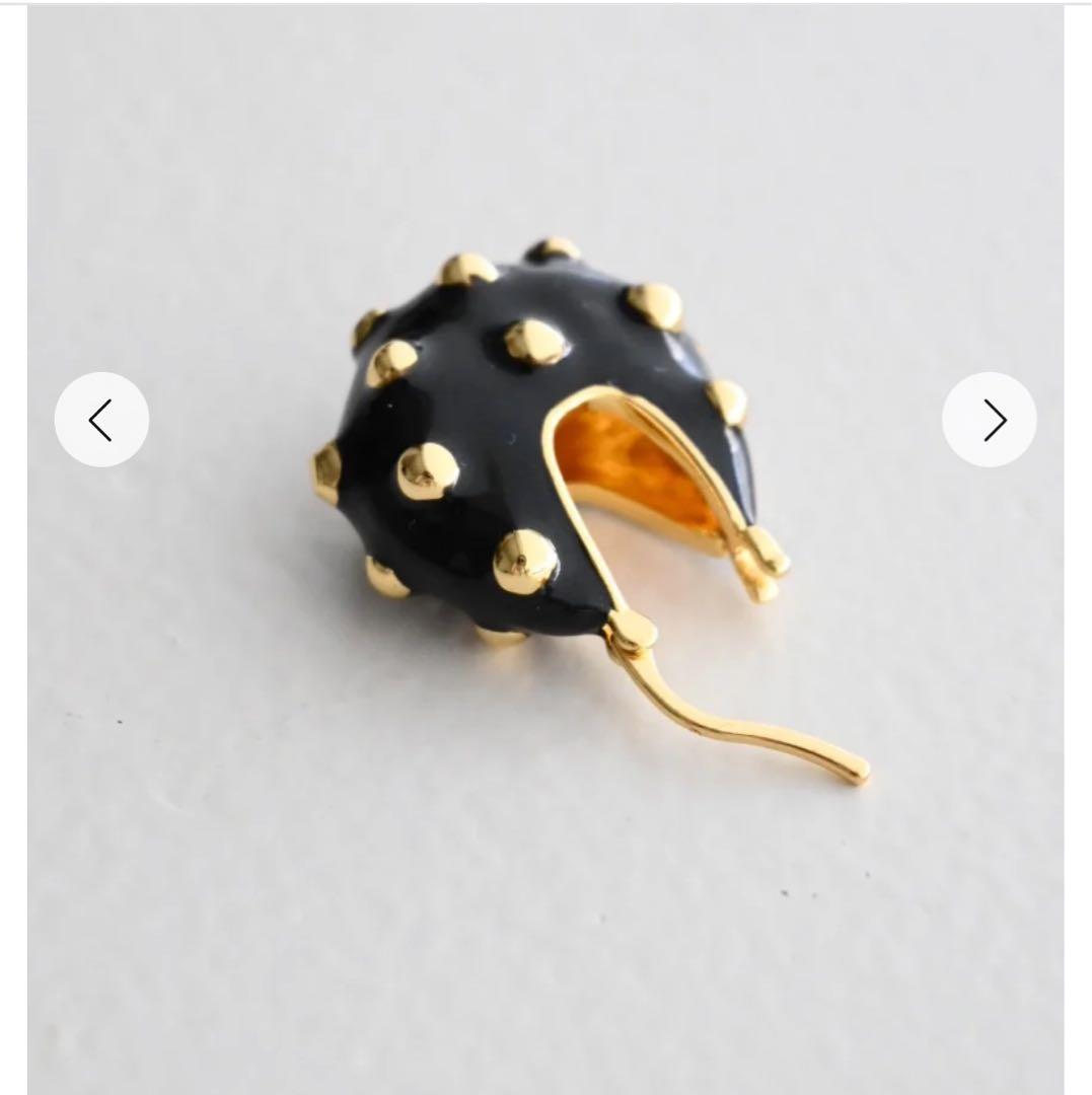新品　CHIEKO+ deco pierce Black
