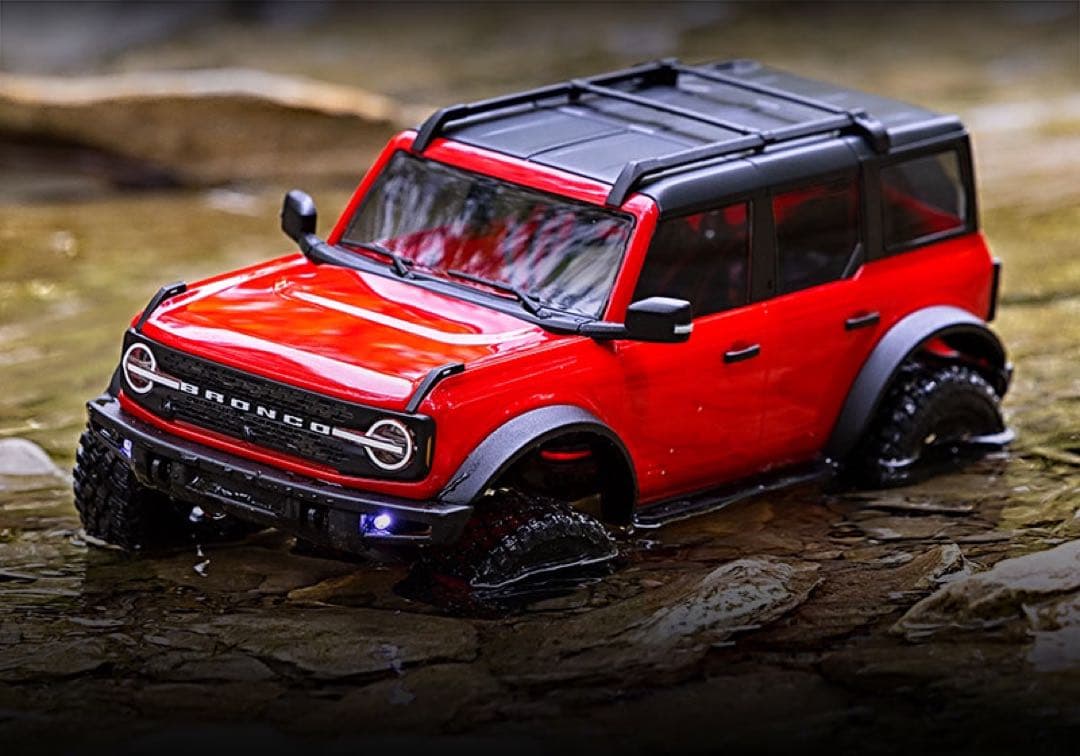トラクサス　1/18　TRX4M　ブロンコ　 97074クローラー-1 レッド