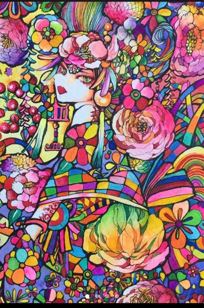イラストオーダー　承ります　直筆　原画　水彩画