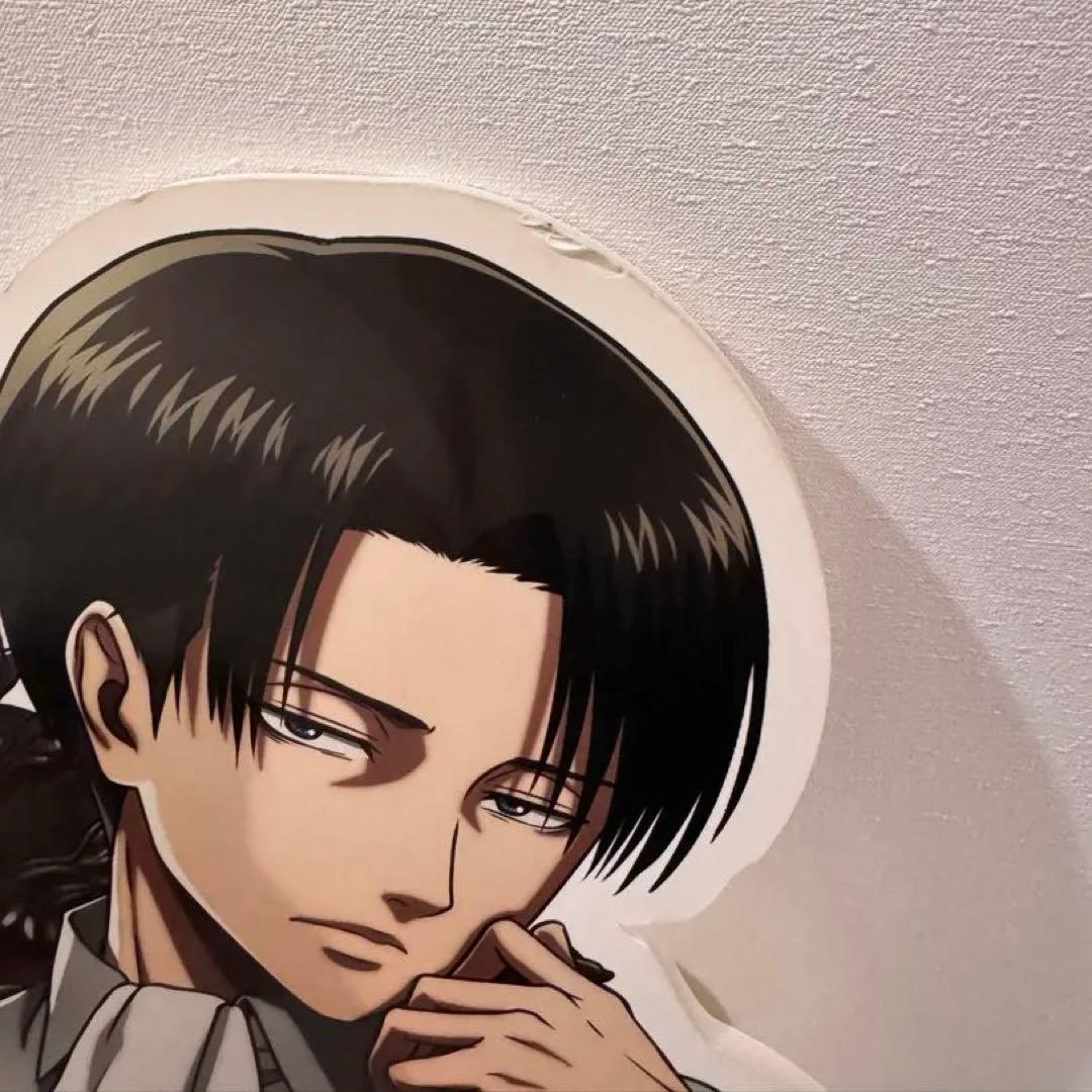 進撃の巨人 リヴァイ 等身大パネル キャラウムカフェ 受注生産品 2種セット