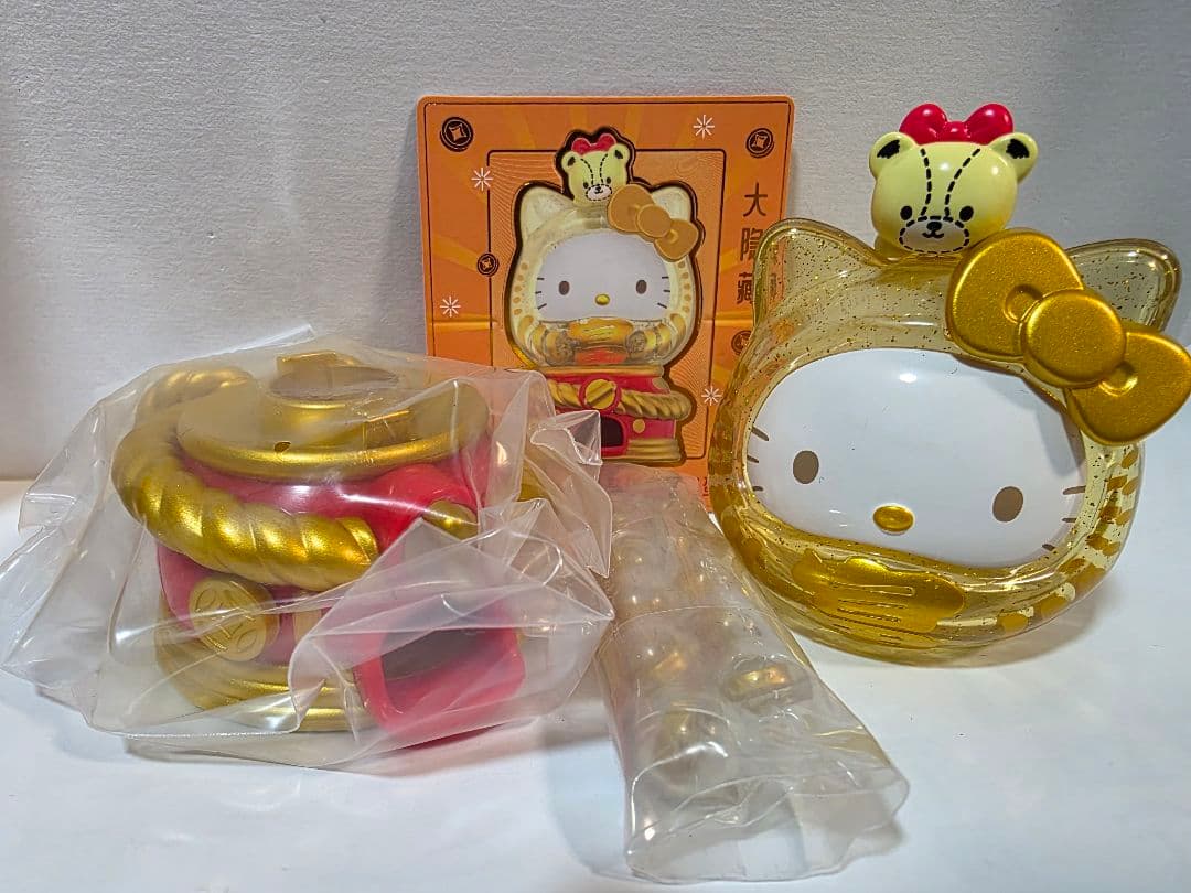 TOPTOYサンリオ開運だるまガシャポンマシーン シークレット　キティちゃん