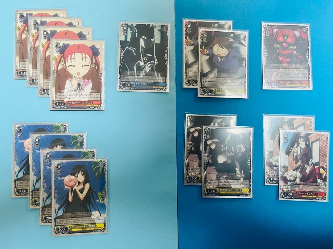 ヴァイスシュヴァルツ アクセルワールドデッキ 黒雪姫スリーブ&デッキパーツ付き