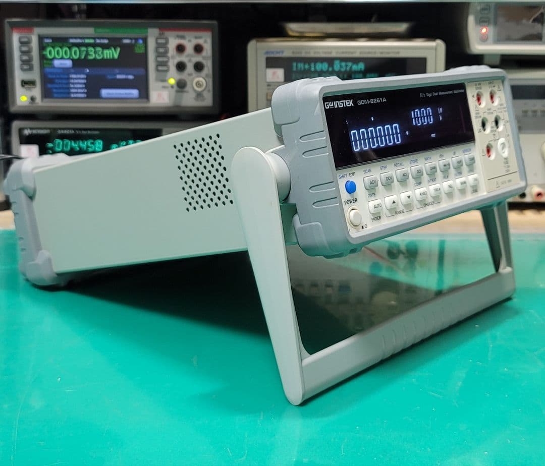 希少 GWINSTEK 6.5桁 デュアル ディスプレイマルチメーター 動作良好