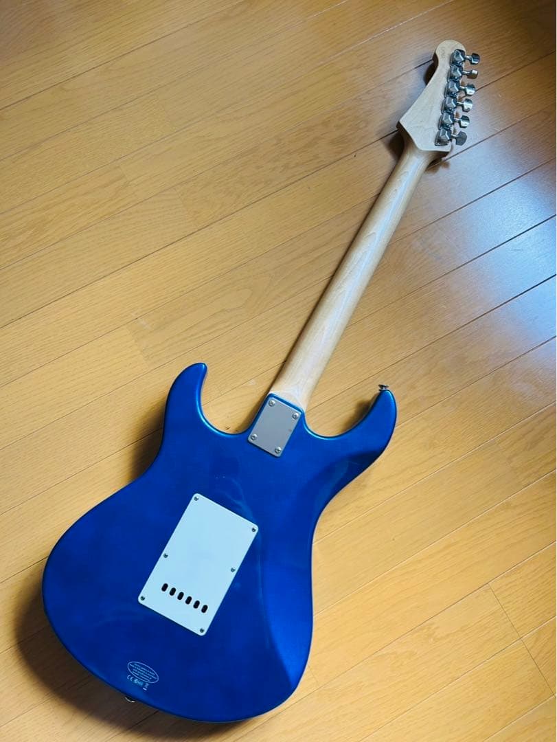 YAMAHA エレキギター 青 3ピックアップ　初心者向け　趣味