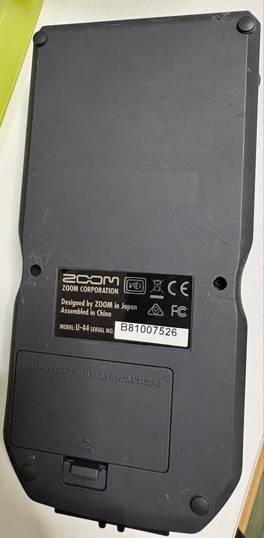 ZOOM U-44 + AIH-1ホルダー + MSH-6マイクカプセル セット