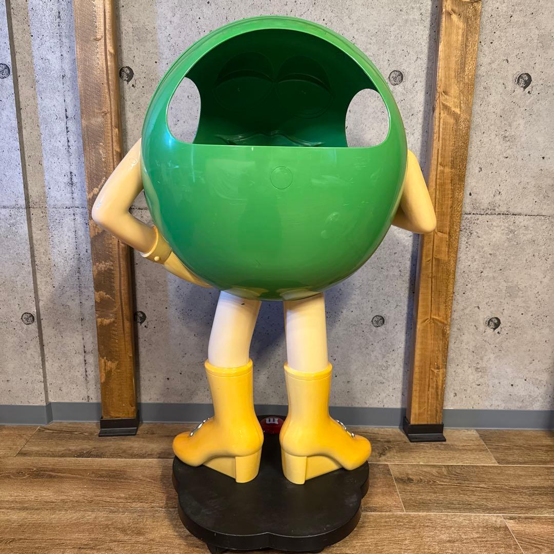 M&M's グリーン　キャラクター ディスプレイ　レア色
