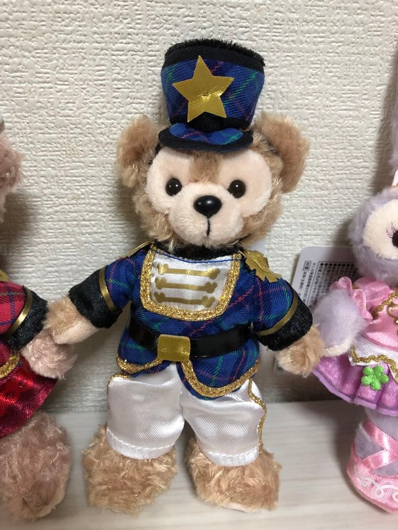 新品未使用❤️レアお顔厳選ダッフィー くるみ割り人形ぬいぐるみバッチセット