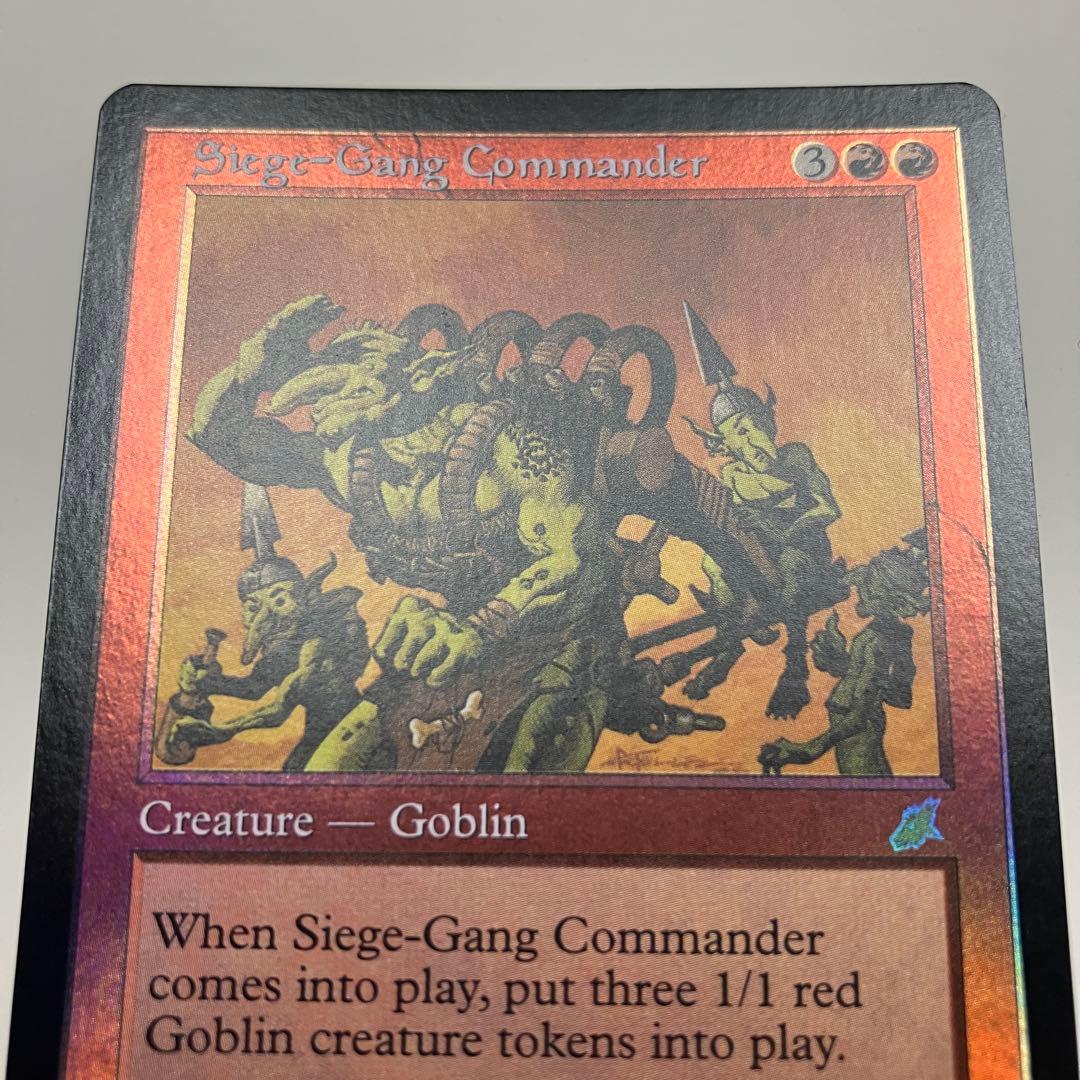 MTG 包囲攻撃の司令官 foil 英語版 1枚 SCG版