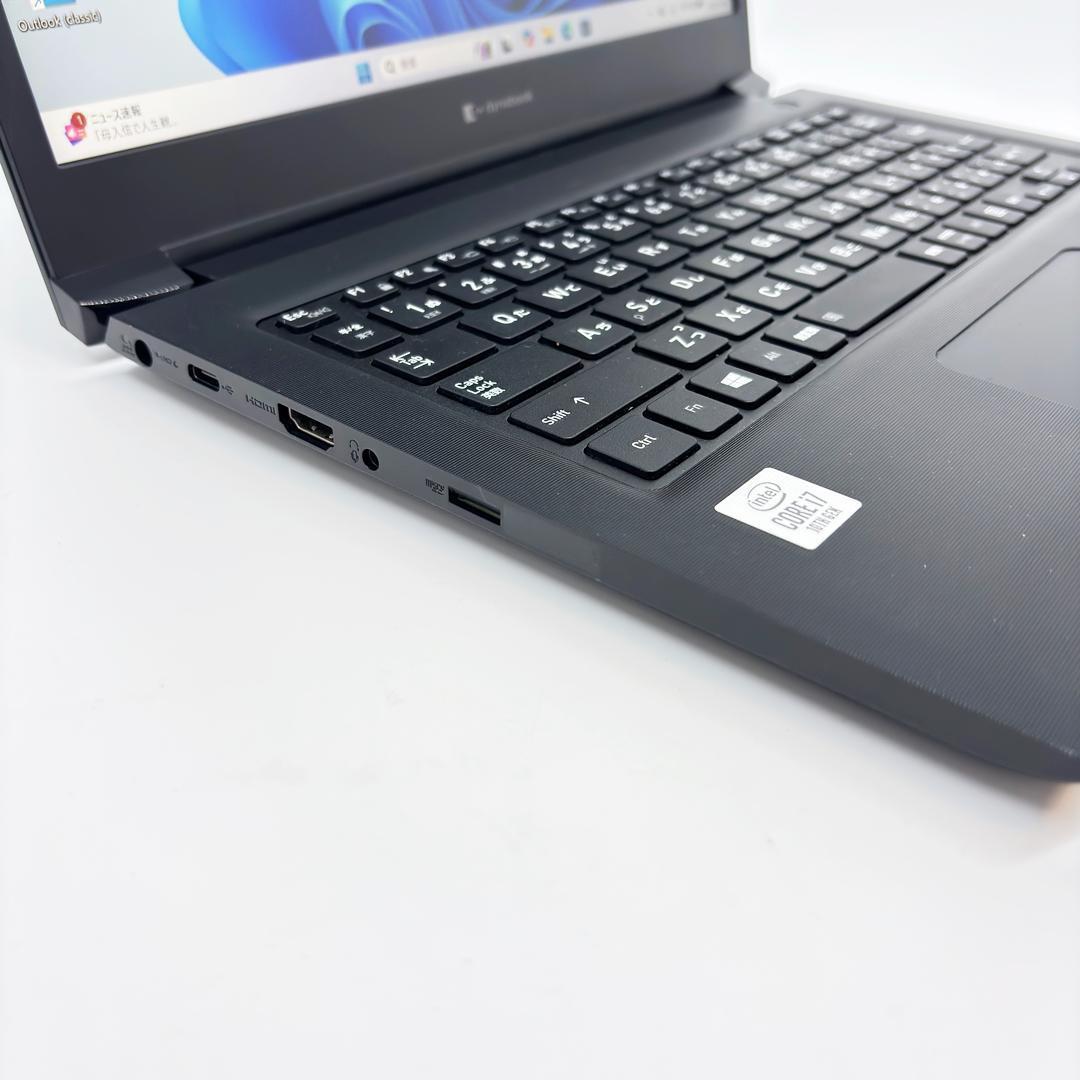 東芝10世代 ノートパソコン Corei7 オフィス SSD Windows11